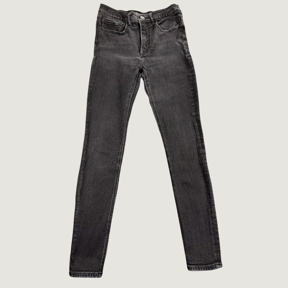 Express Denim Perfect Legging Women 4 Black Excellent High Rise Stretch Jeans